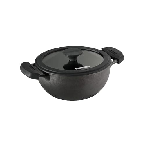 Tramontina Utsava Pre-Seasoned Cast Iron Kadai (2.3 qt)