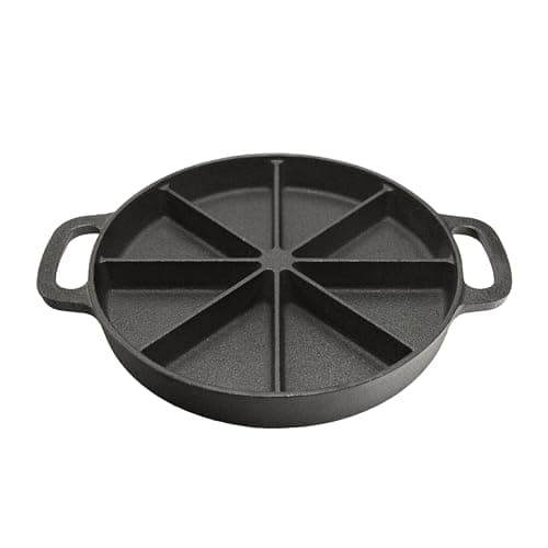 Stansport Pre-Seasoned Cast Iron Wedge Pan (8 wedges)