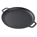 Home-Complete Cast Iron Pizza Pan with Dual Handles (12")