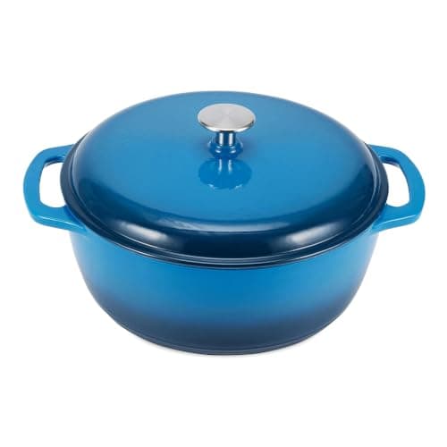 Amazon Basics Enameled Cast Iron Dutch Oven (6 qt)