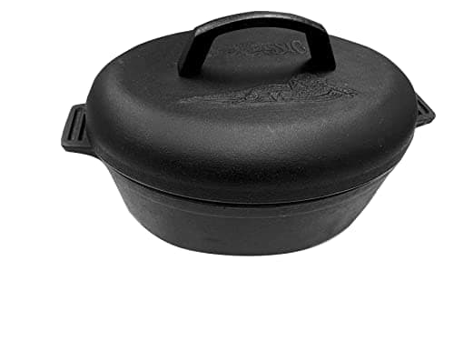 Bayou Classic Cast Iron Oval Roaster (6 qt)
