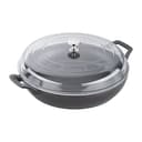 Staub Cast Iron Braiser with Glass Lid (3.5 qt)