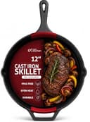 Utopia Kitchen Pre-Seasoned Cast Iron Skillet (12")