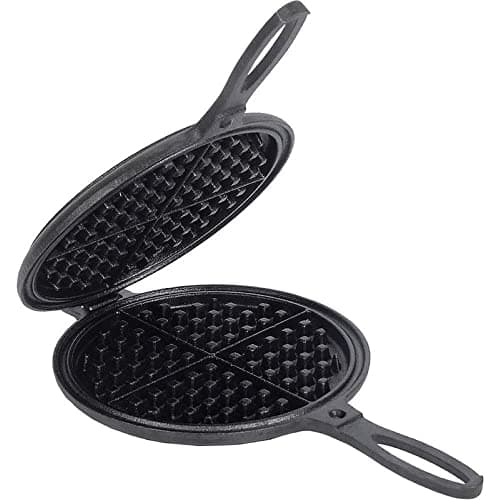 Lehman's Cast Iron Waffle Maker (7-inch round)