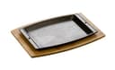 Lodge Chef's Platter Set with Wood Underliner (LSC3SET)
