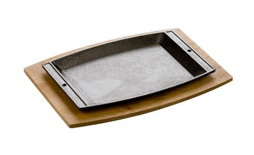 Lodge Chef's Platter Set with Wood Underliner (LSC3SET)