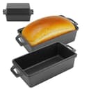 Northriver Casting 9 x 5 in Cast Iron Loaf Pan with Lid (2-piece)