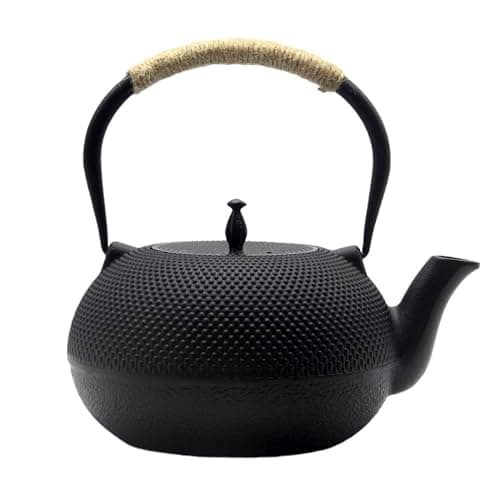 YJX Cast Iron Teapot, 60.9 oz (1,800 ml)