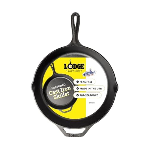 Lodge Seasoned Cast Iron Skillet (12")