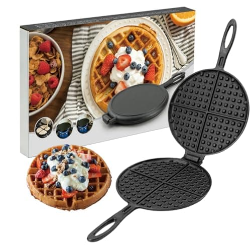 DVK 8-Inch Cast Iron Waffle Maker
