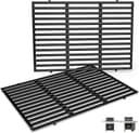 QuliMetal 66095 Porcelain-Enameled Cast Iron Grates (Weber Genesis II 300)