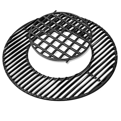 Uniflasy 8835 Cast Iron Cooking Grate (22-inch Weber charcoal kettles)