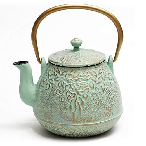 TOPTIER Japanese Cast Iron Teapot, 32 oz