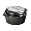 Lodge Cast Iron Double Dutch Oven (5 qt)