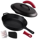 Cuisinel Cast Iron Skillet with Lid (12")